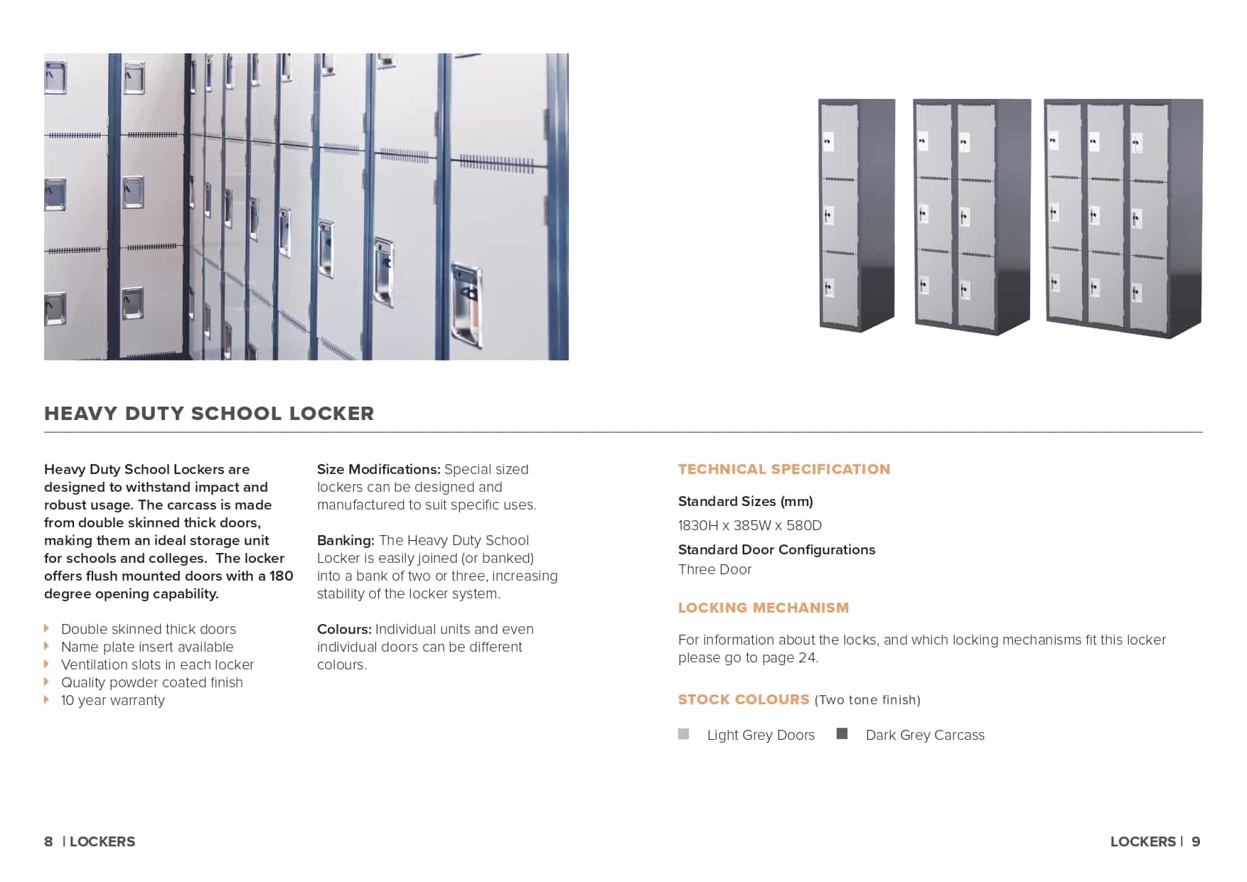 Premier Lockers Brochure - Premier Lockers