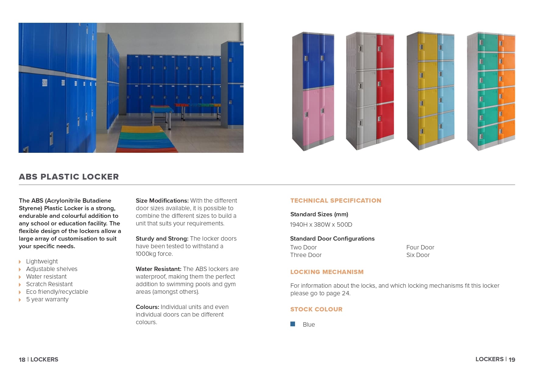 Premier Lockers Brochure - Premier Lockers