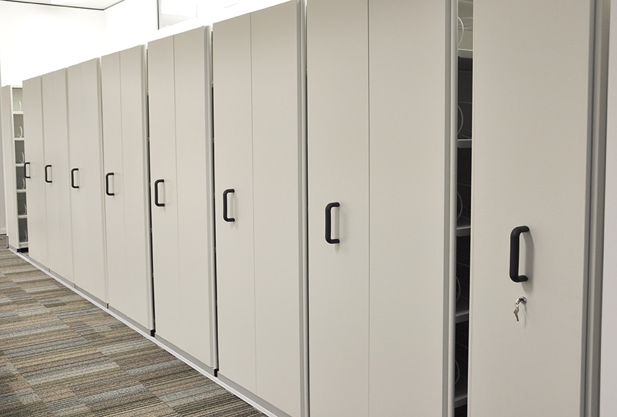 Compactus sliding locker - Premier Lockers