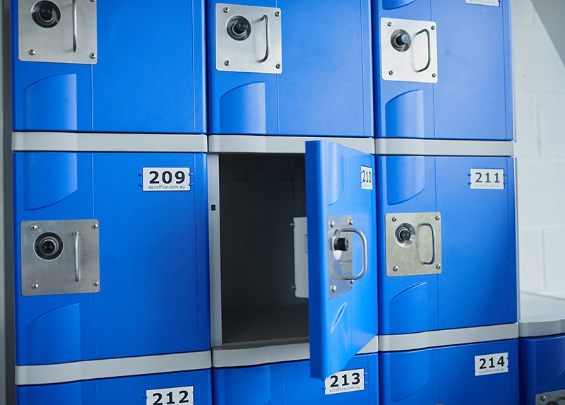 Heavy Duty four door lockers-Premier Lockers